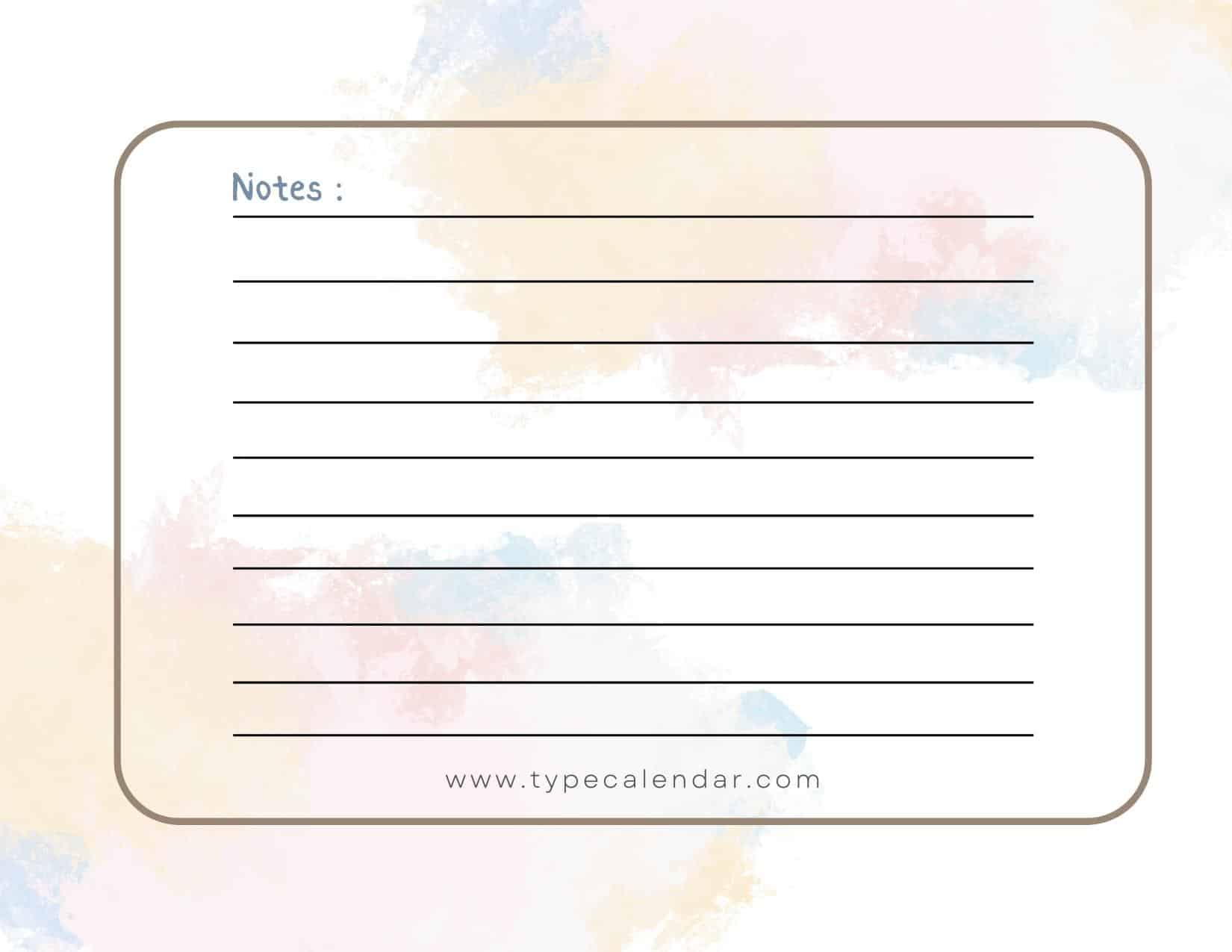 42 Free Printable Note Card Templates Word PDF 42 Free Printable Note Card Templates Word PDF