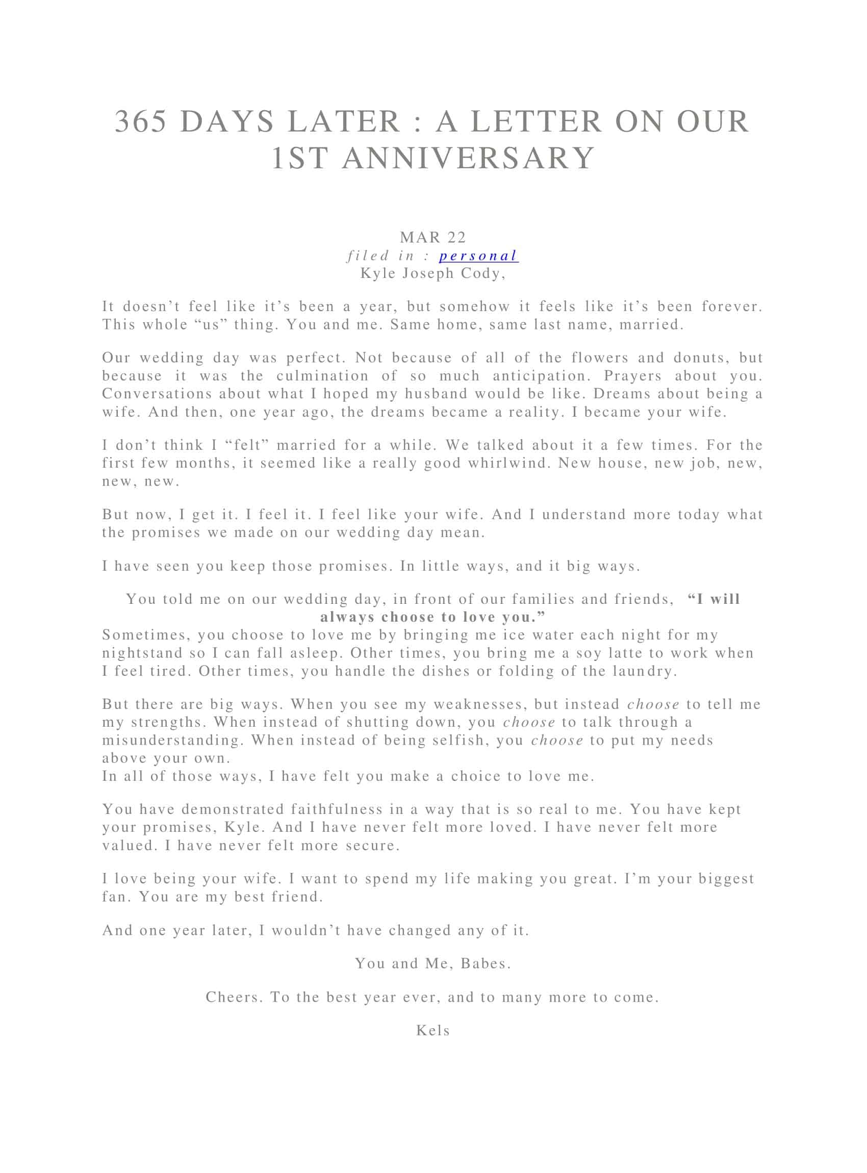 6 month anniversary letter 6 month anniversary letter