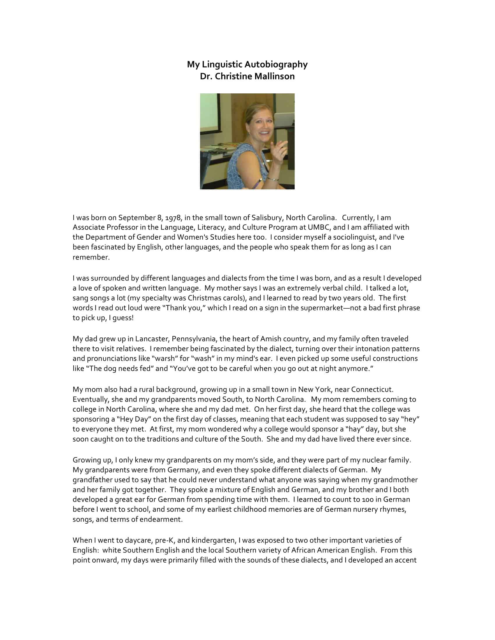 Autobiography templates PDF free Autobiography templates PDF free