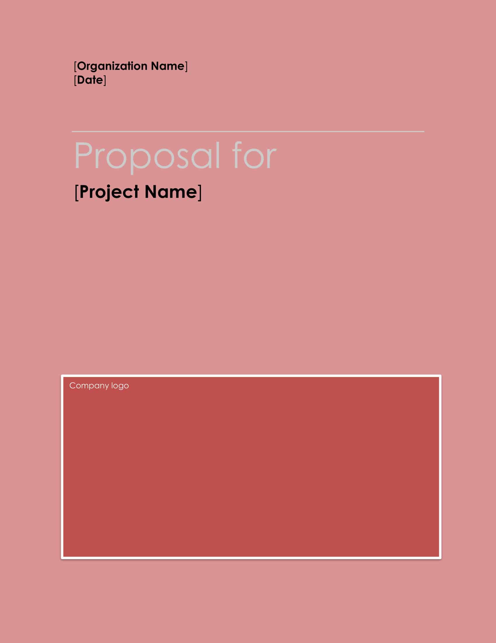 Business Proposal Word Example Business Proposal Word Example