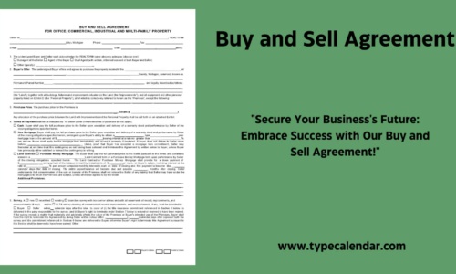 Free Printable Buy-Sell Agreement Template [Word, PDF] Simple