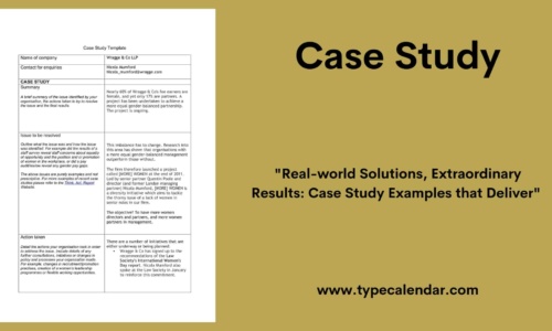 Free Printable Case Study Templates [Word, PDF] Examples