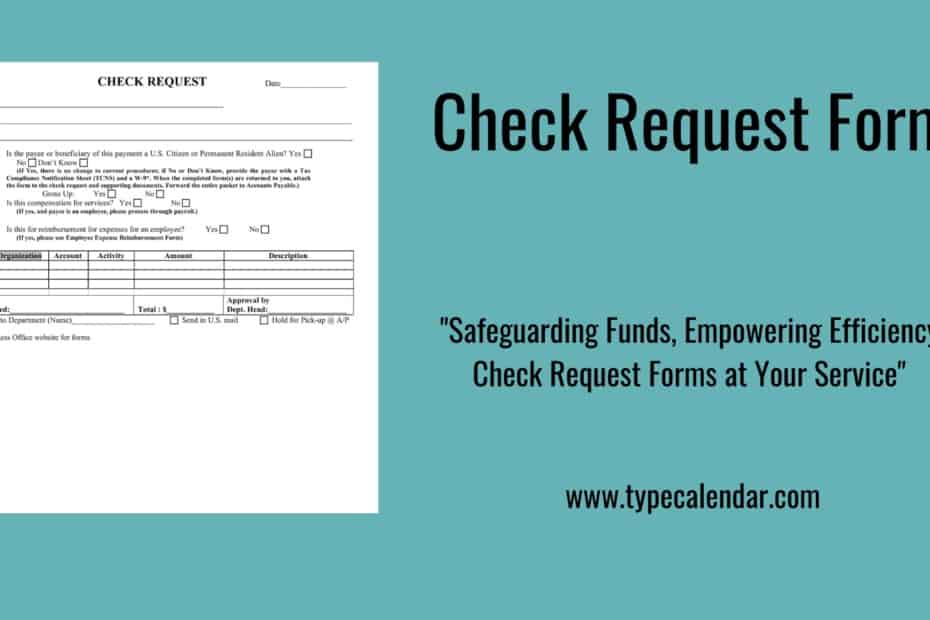 Check Request Form