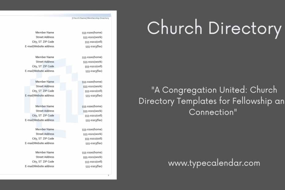 Church Directory