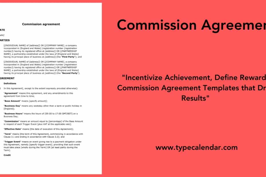 Commission Agreement