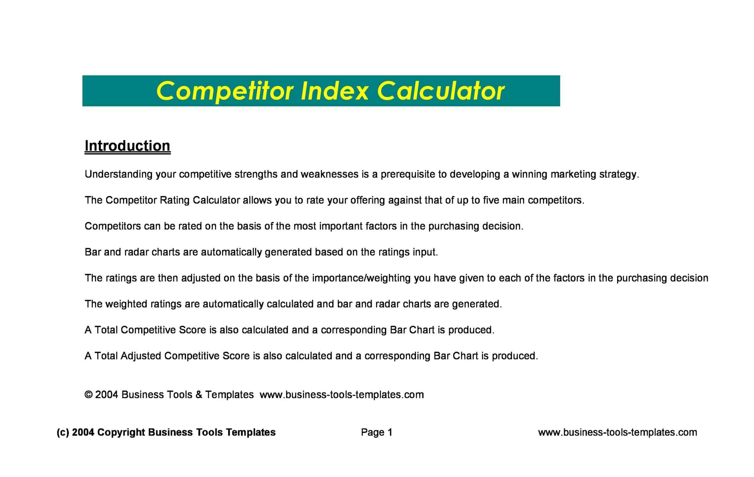 Competitive Analysis Framework PDF Competitive Analysis Framework PDF