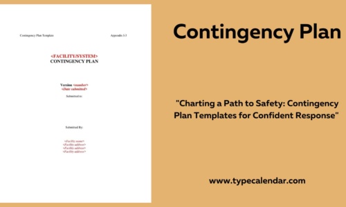 Free Printable Contingency Plan Templates [Excel, Word, PDF] for Schools