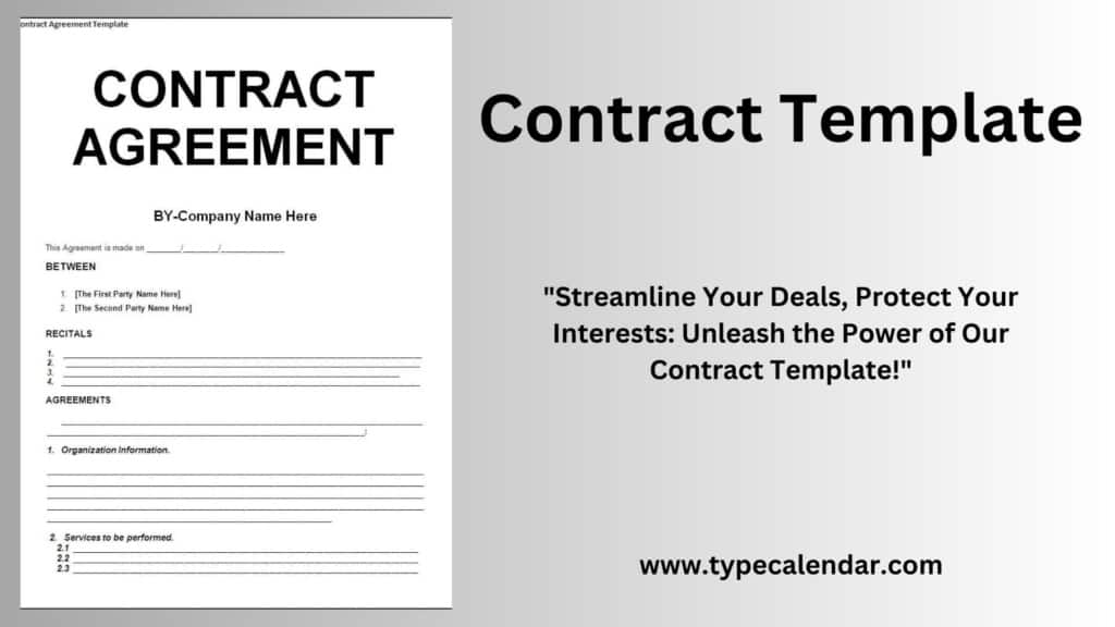 Free Printable Contract Templates Word PDF Services Employment Free Printable Contract Templates Word PDF Services Employment