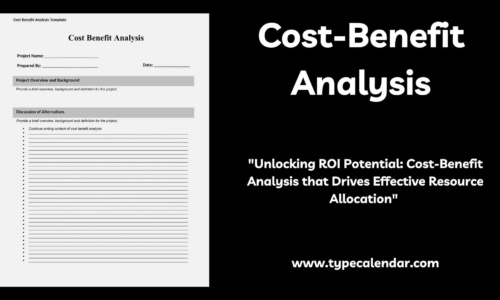 Free Printable Cost-Benefit Analysis Templates [Word, Excel, PDF]