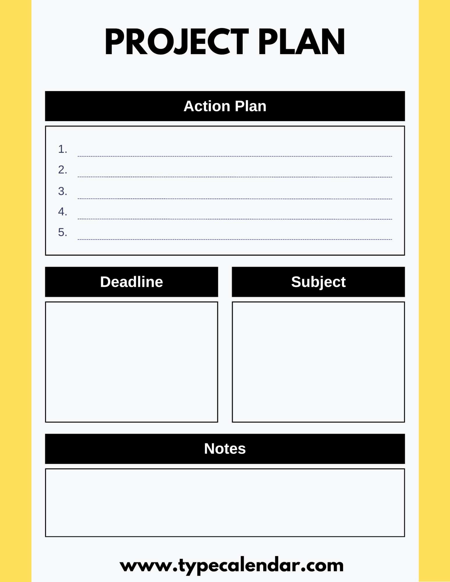 Free Printable Project Plan Templates Excel PDF Word Free Printable Project Plan Templates Excel PDF Word