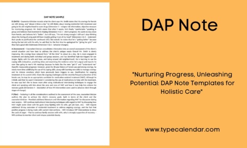 Free Printable DAP Notes Templates [PDF & Word] Case Management