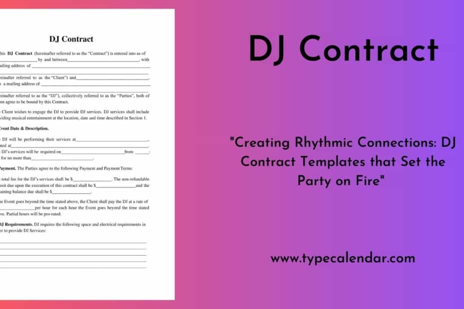 DJ Contract