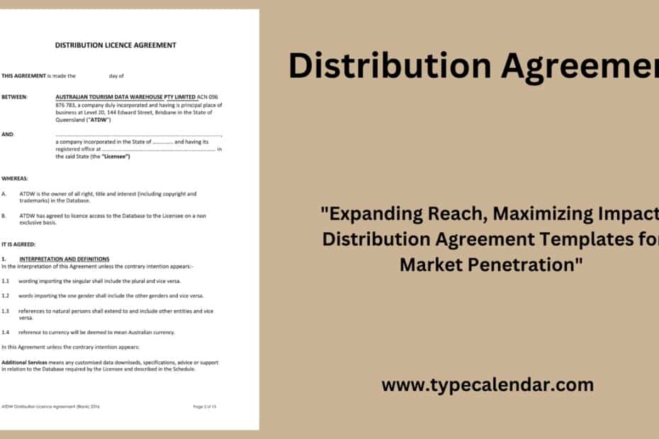 Distribution Agreement