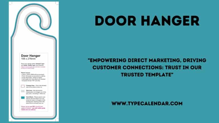 Free Printable Door Hanger Templates [Word, PDF]