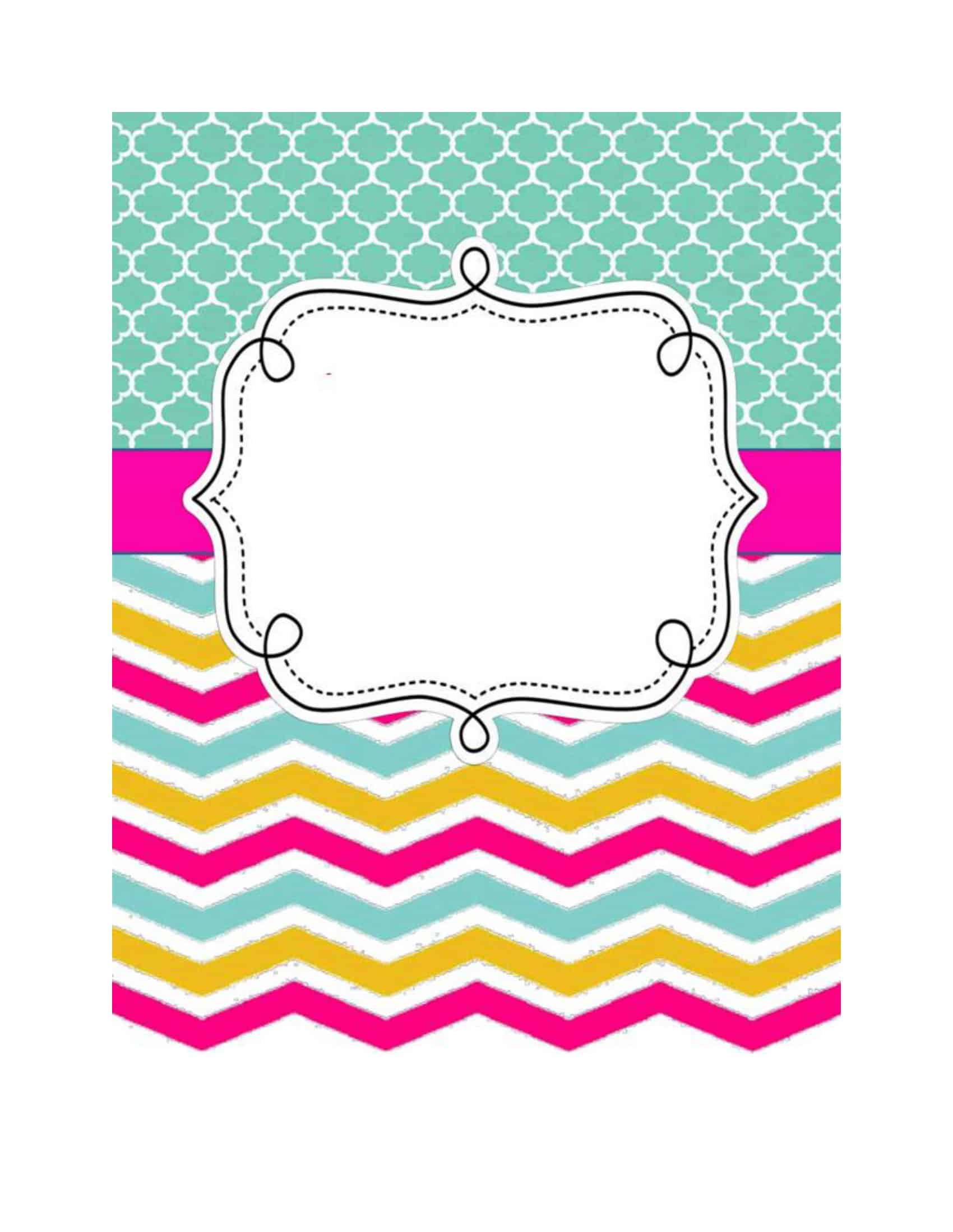 Editable Blank Binder Cover Editable Blank Binder Cover