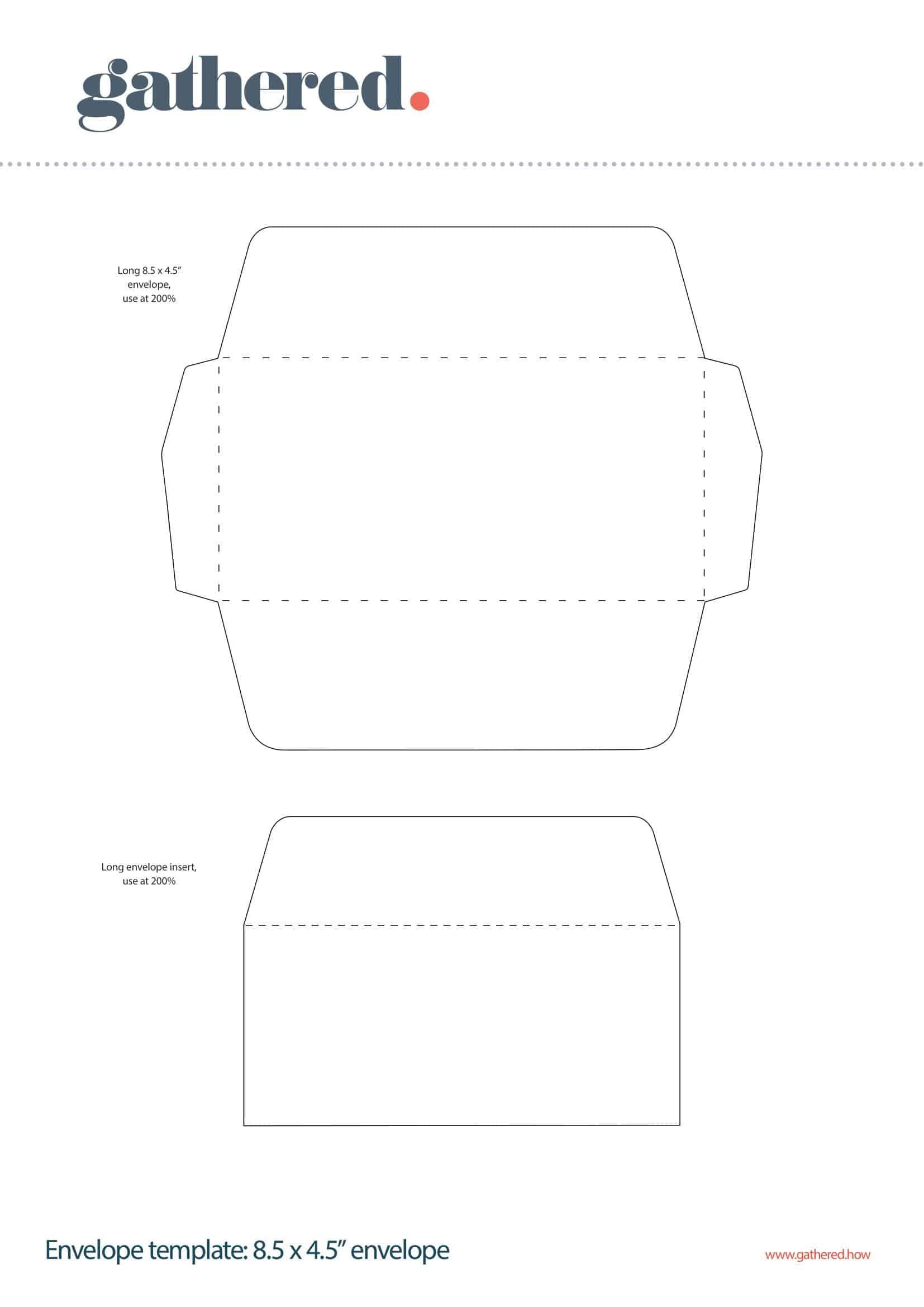 Free Printable Envelope Address Templates Word PDF Free Printable Envelope Address Templates Word PDF