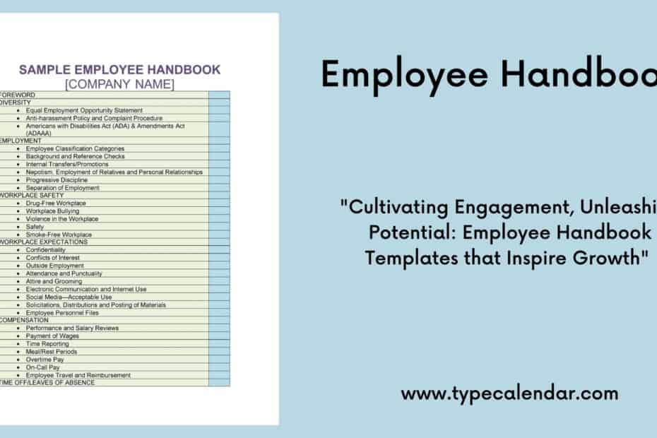Employee Handbook