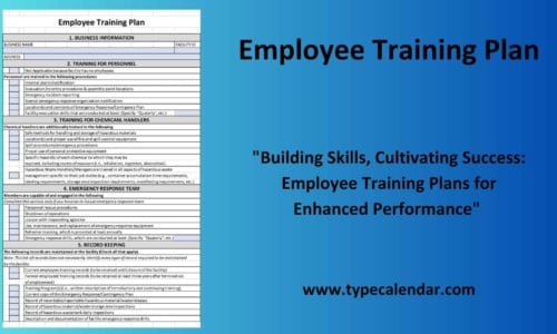Free Printable Employee Training Plan Templates [Excel, PDF & Word]