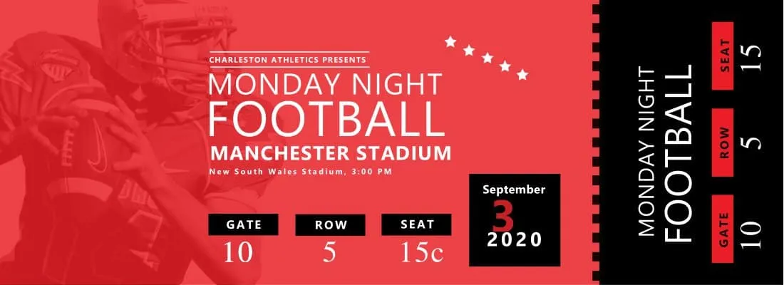 Event ticket design template Event ticket design template