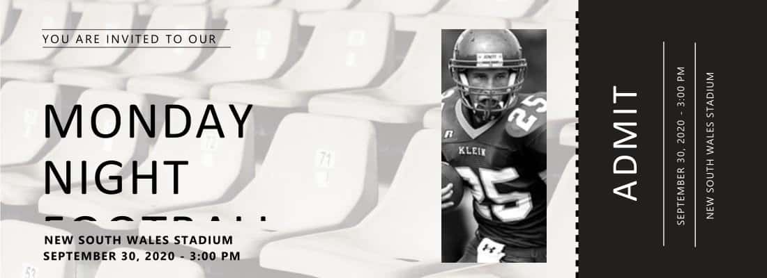 Event ticket template Word download Event ticket template Word download