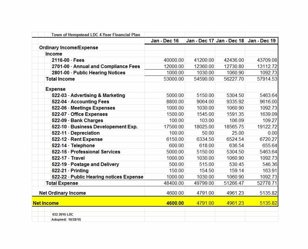 Excel Financial Plan Excel Financial Plan