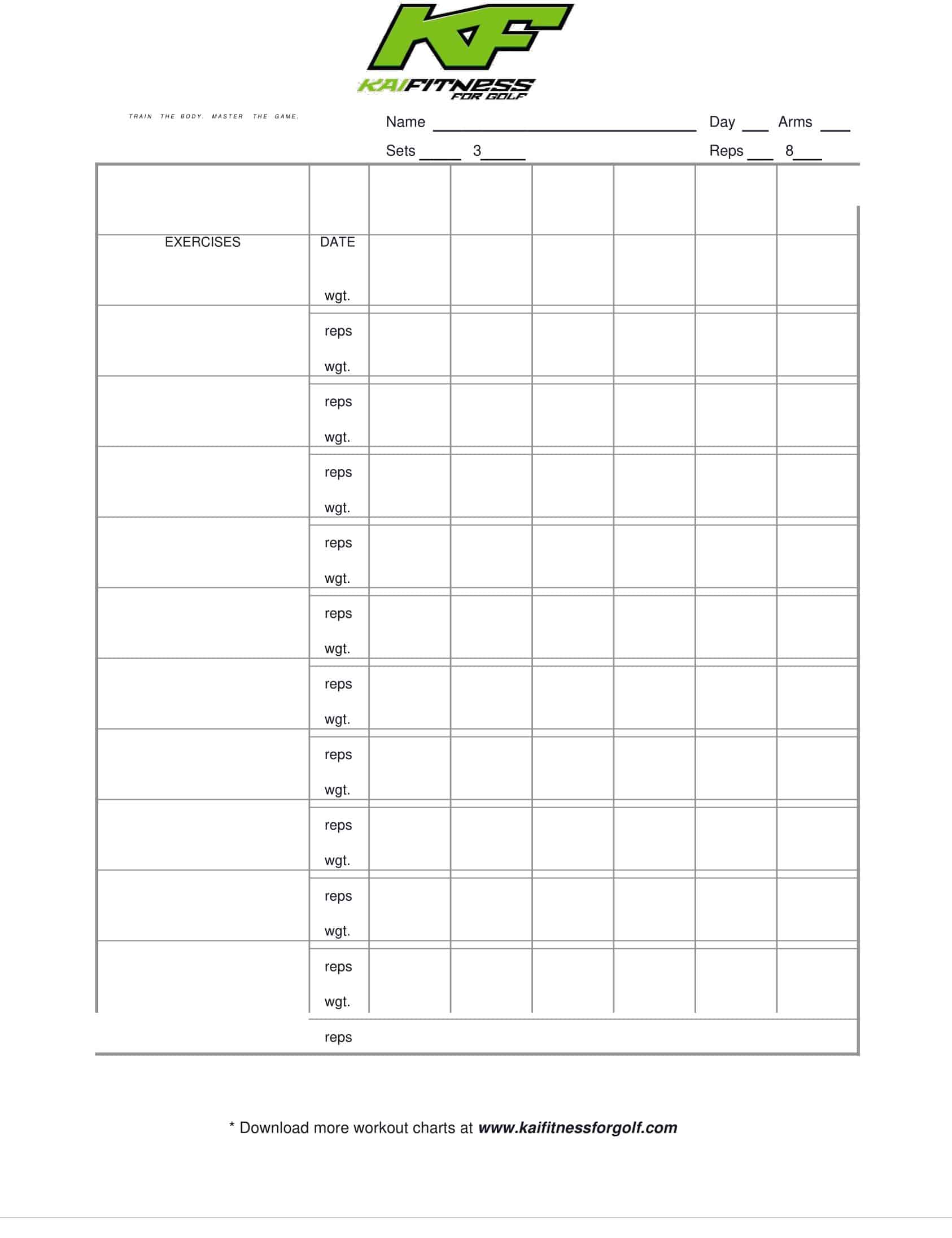 free-printable-exercise-chart-templates-pdf-word-excel