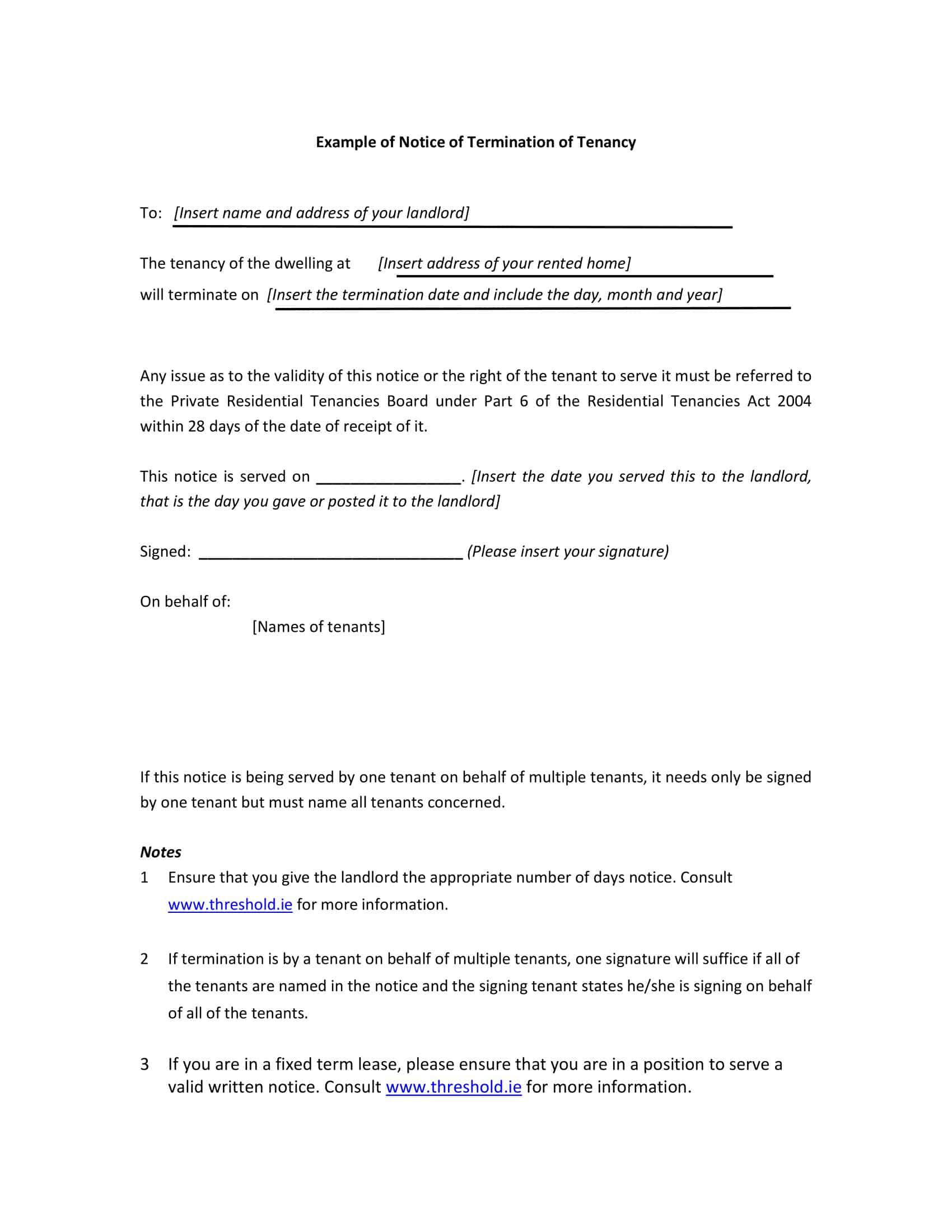 Fillable Eviction Notice Template Fillable Eviction Notice Template