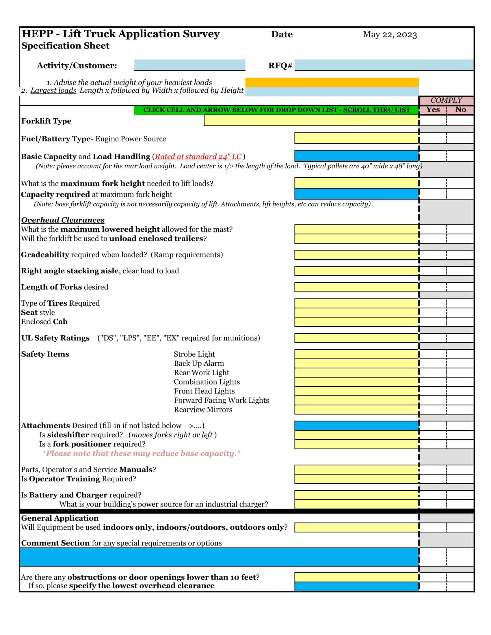 Free Printable Spec Sheet Templates [Excel, PDF, Word] Fashion & PDF