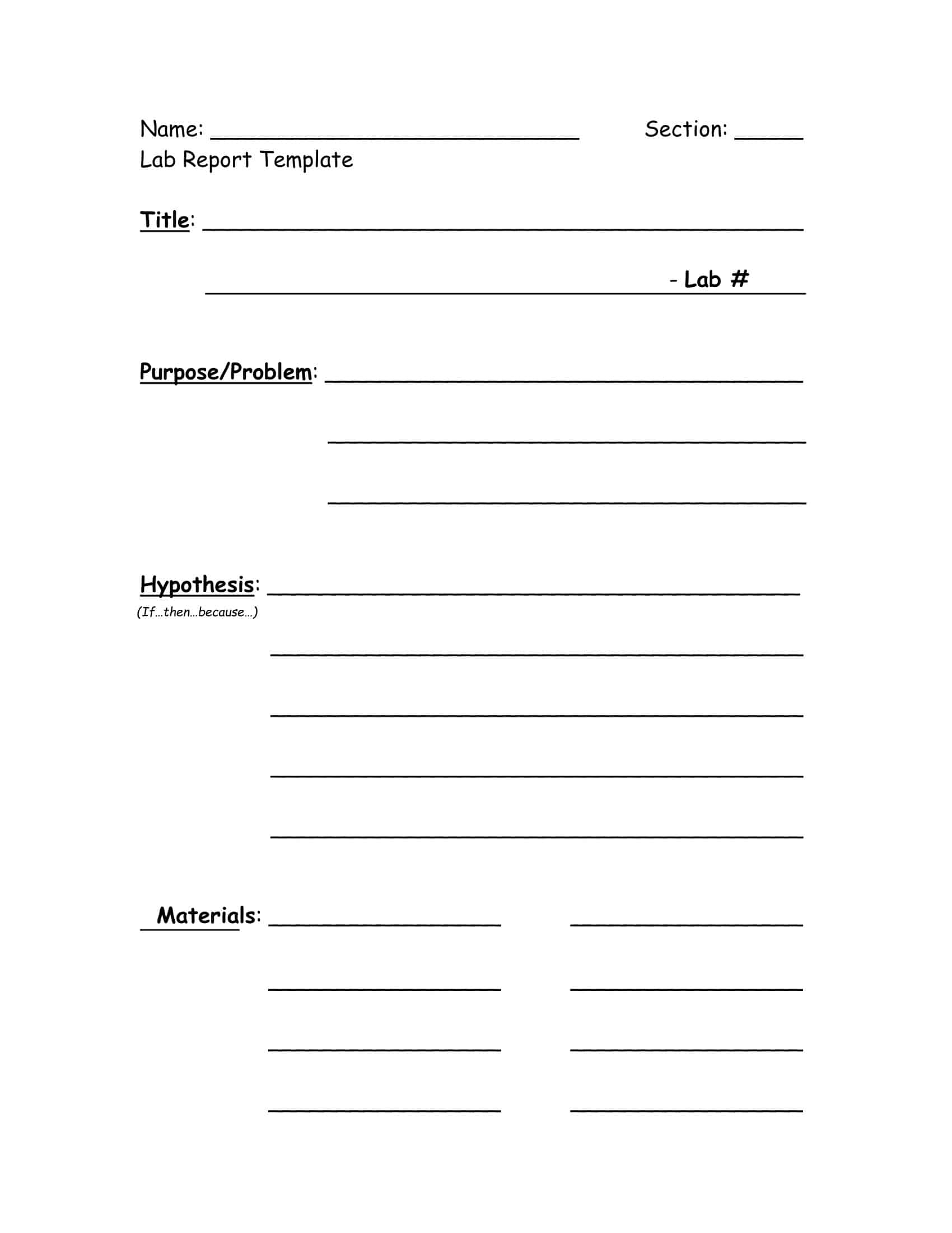 Formal Lab Report PDF Formal Lab Report PDF