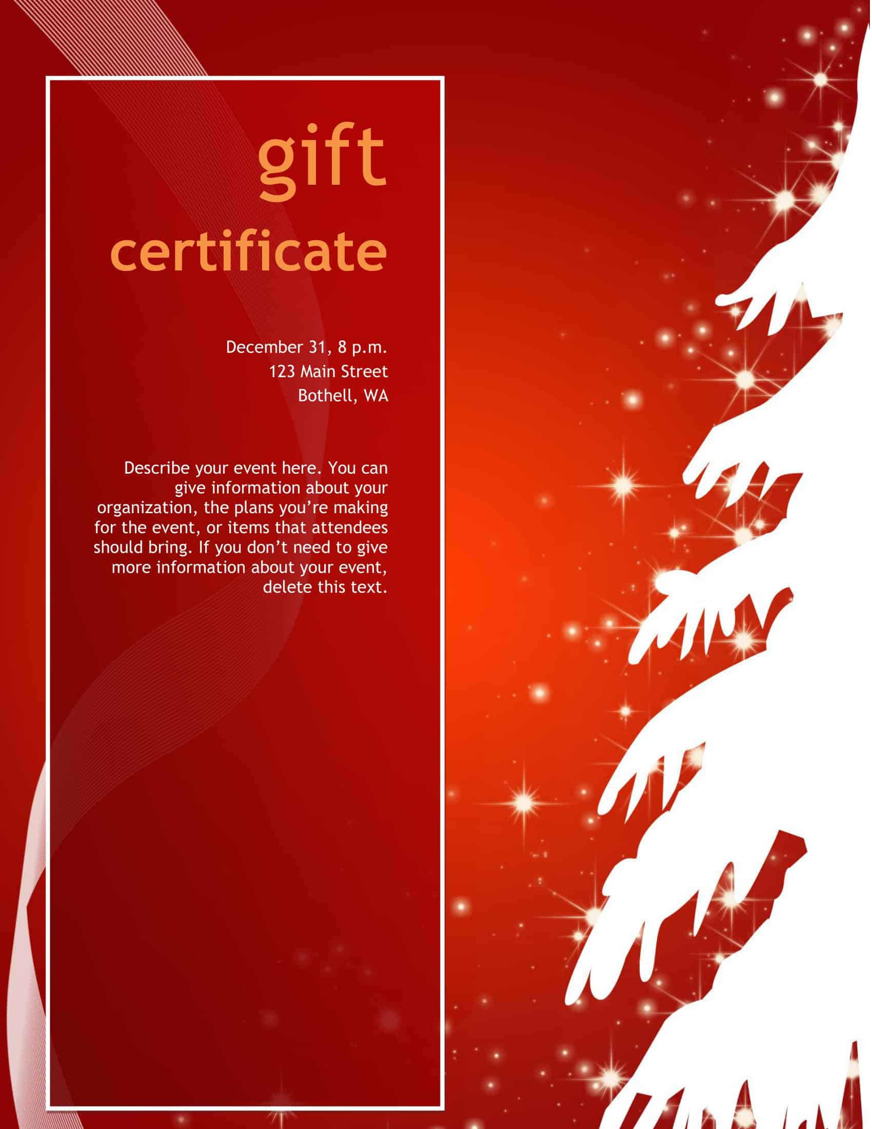 Free Blank Christmas Voucher PDF Free Blank Christmas Voucher PDF