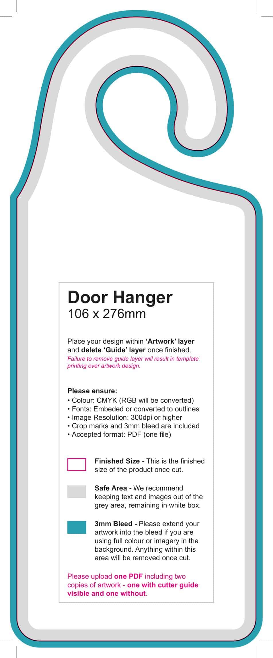 Free Printable Door Hanger Templates Word PDF Free Printable Door Hanger Templates Word PDF