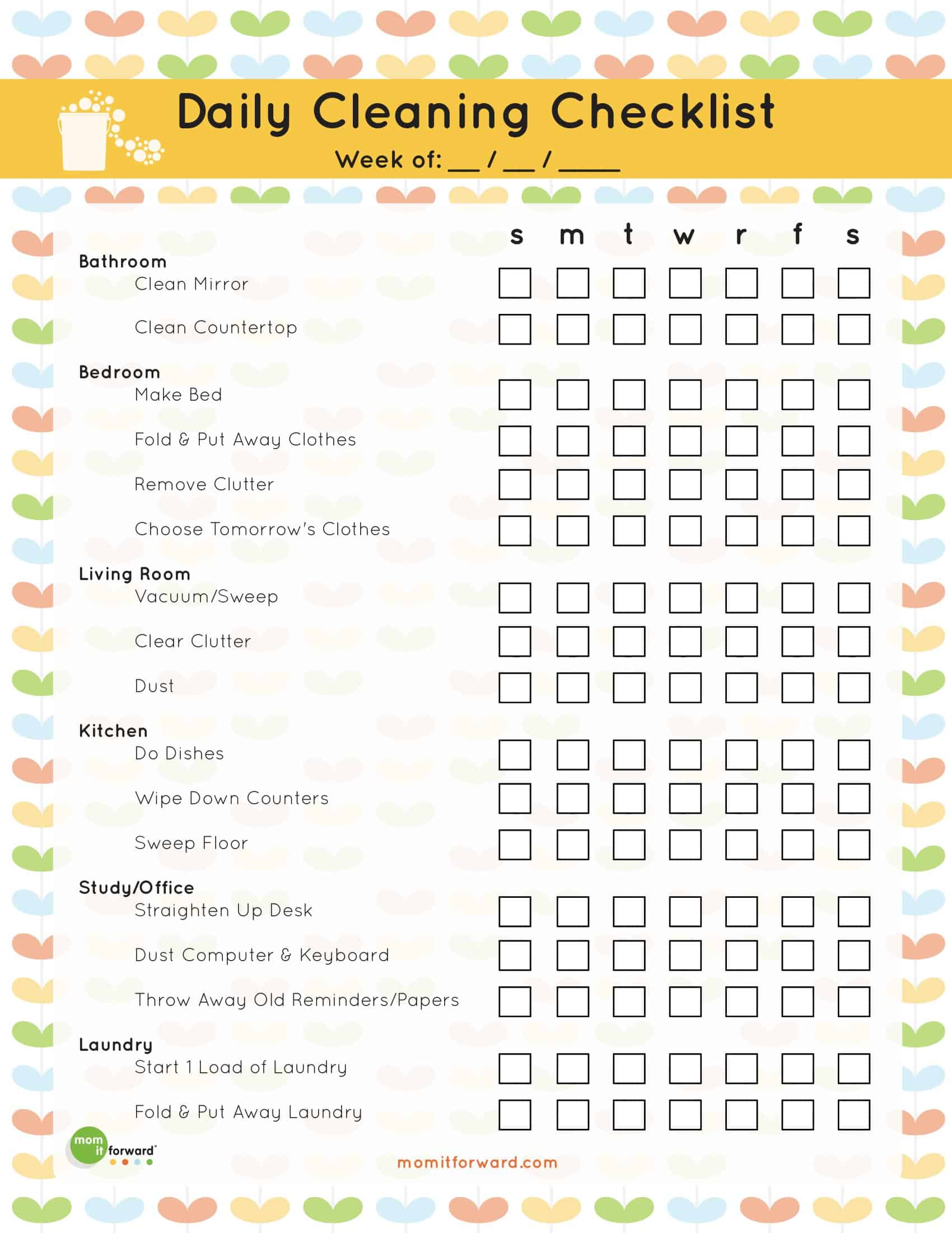 Free House Cleaning Checklist PDF Free House Cleaning Checklist PDF