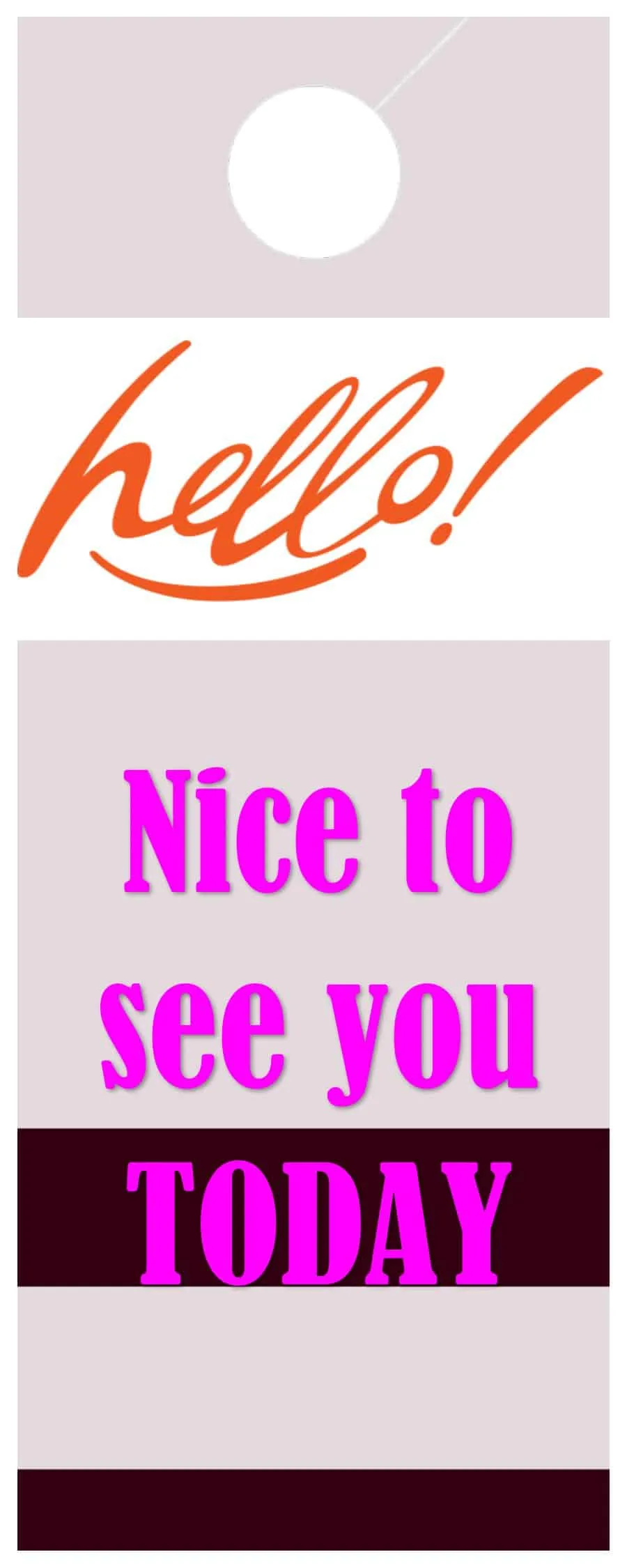 Free PDF Door Hanger Template Free PDF Door Hanger Template