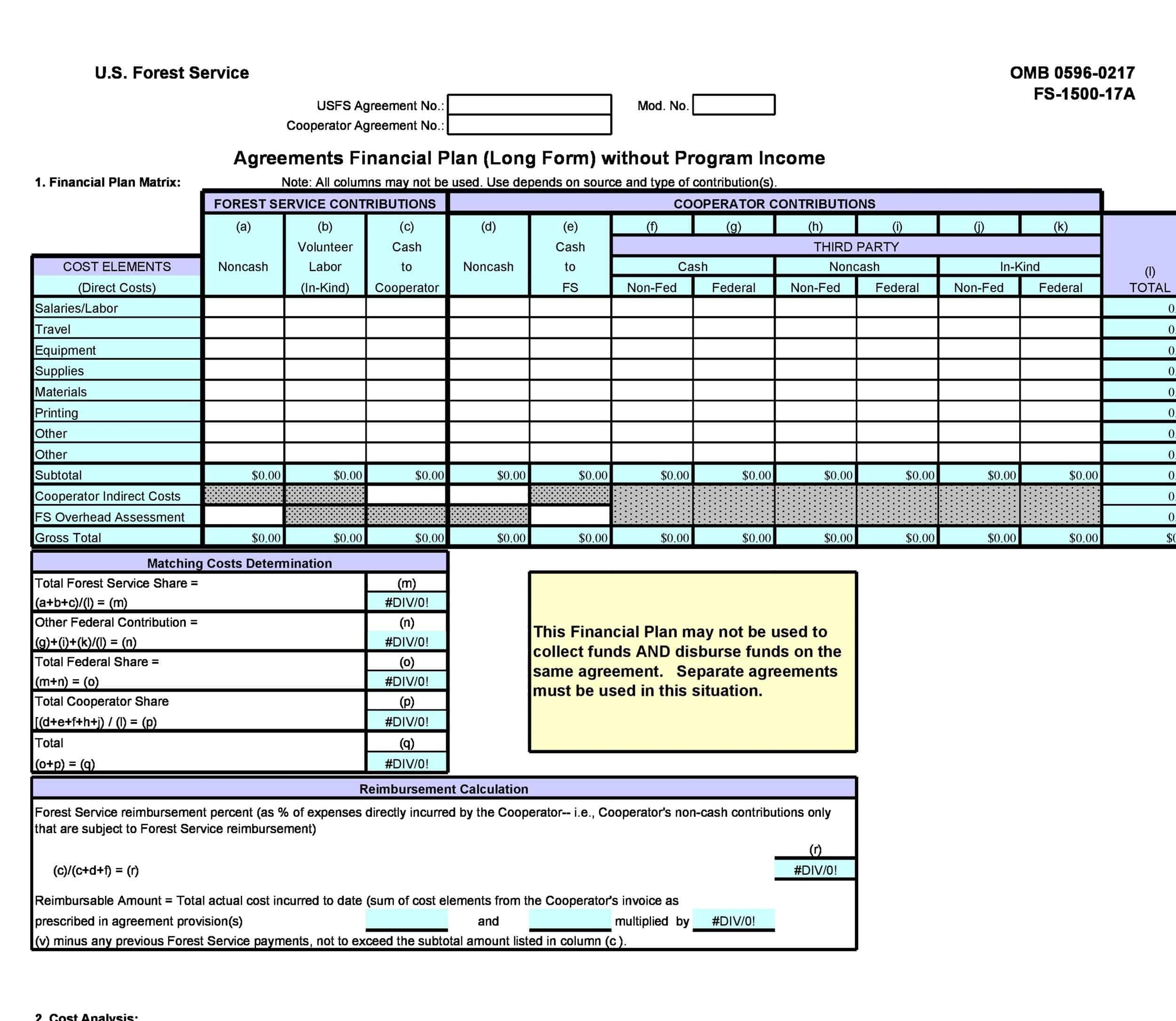 Free PDF Financial Plan Template Free PDF Financial Plan Template