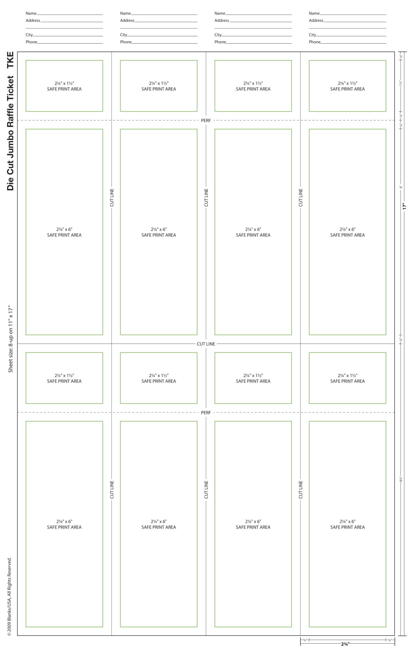 Free Printable Raffle Tickets Pdf Word Free Printable Raffle Tickets Pdf Word