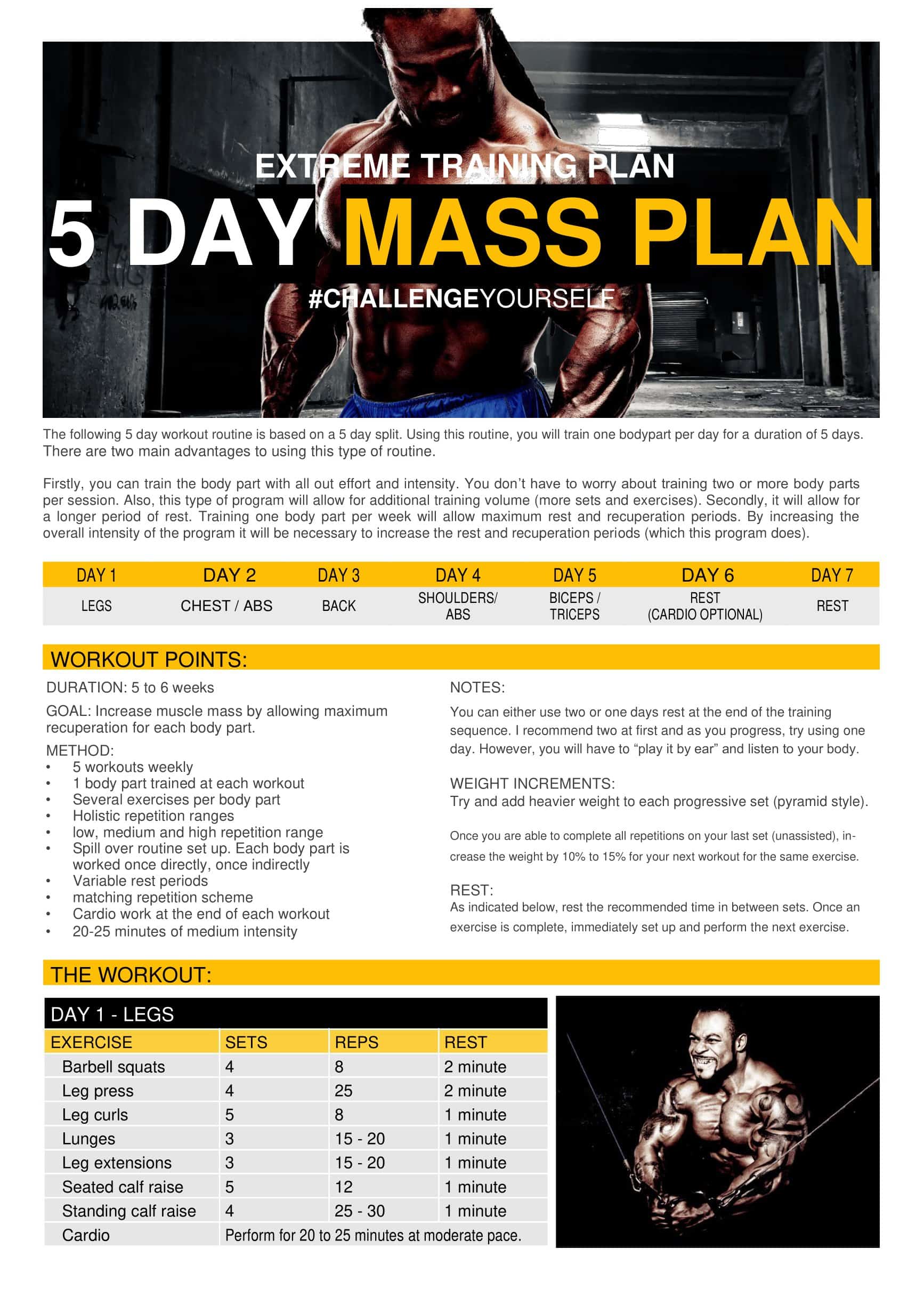 Free exercise chart Word Free exercise chart Word