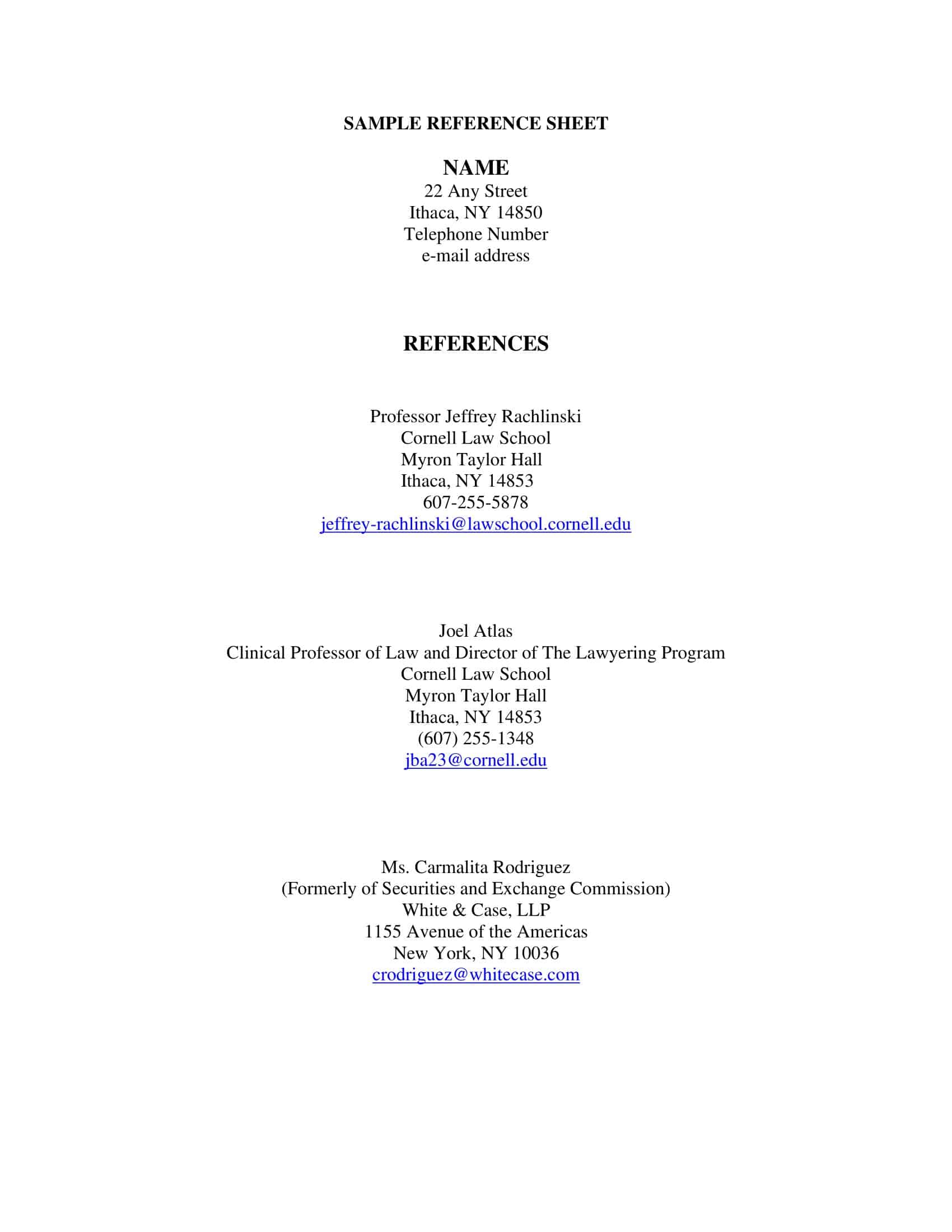 How To Create A Reference Page In Word