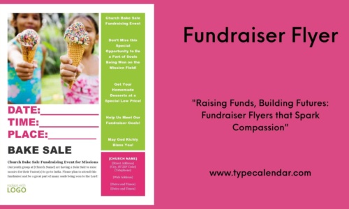 Free Printable Fundraiser Flyer Templates [Word, PDF]