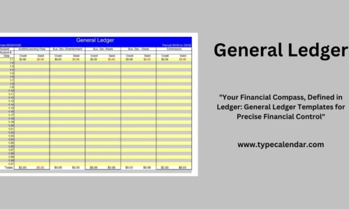 Free Printable General Ledger Templates [Word & Excel & PDF] Small Business