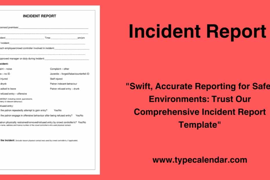 Incident Report