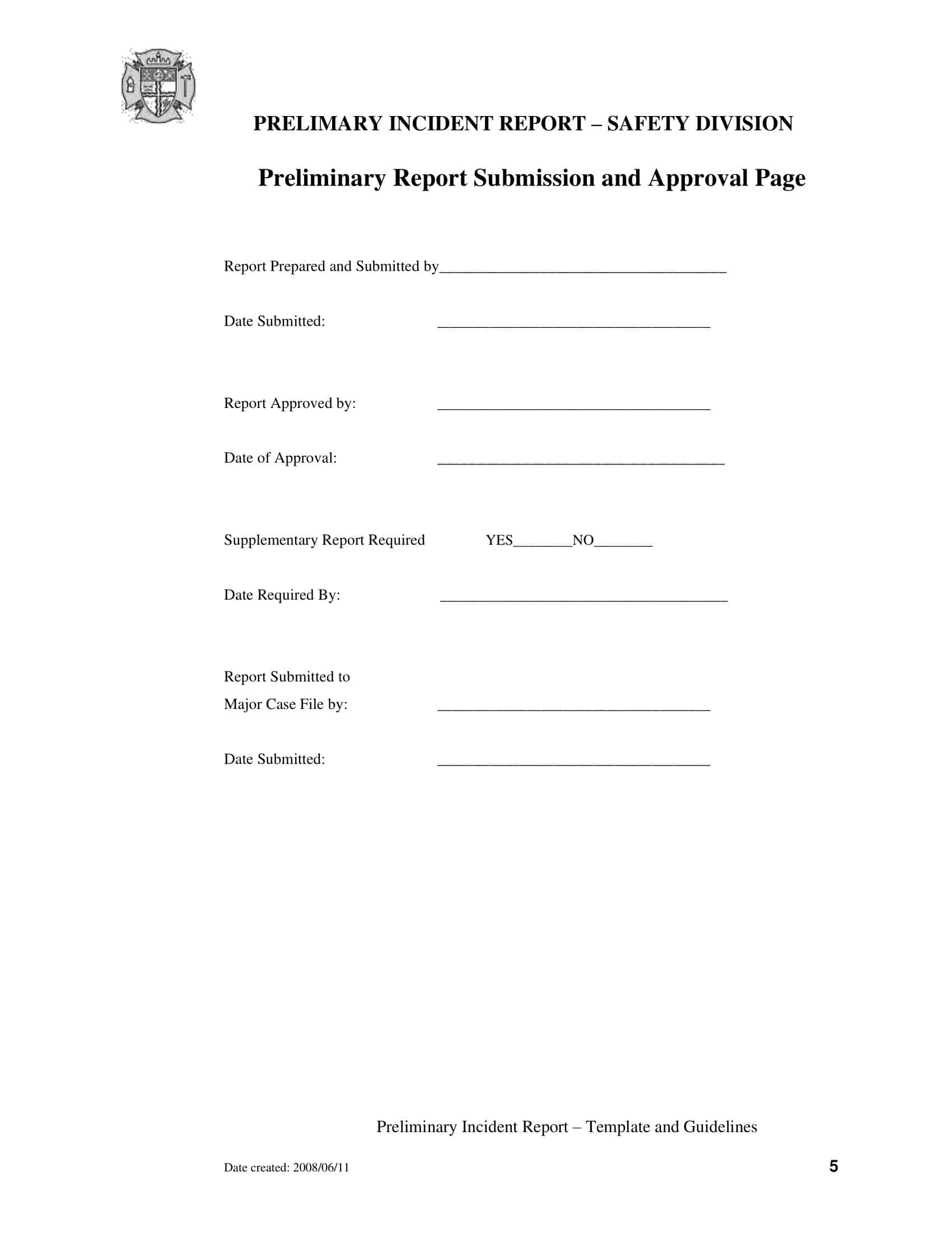 Incident report template worksheet example Incident report template worksheet example