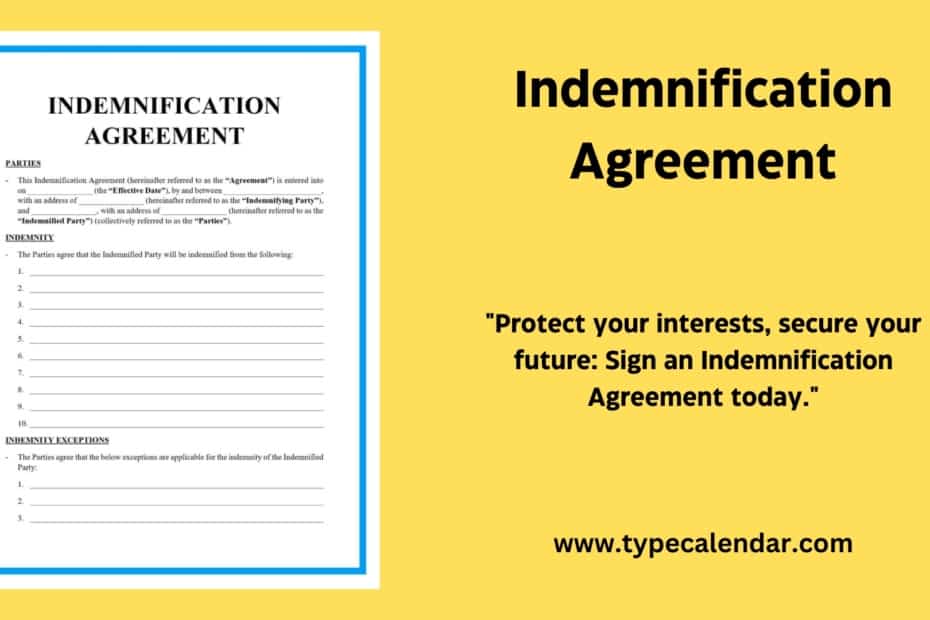 Indemnification Agreement