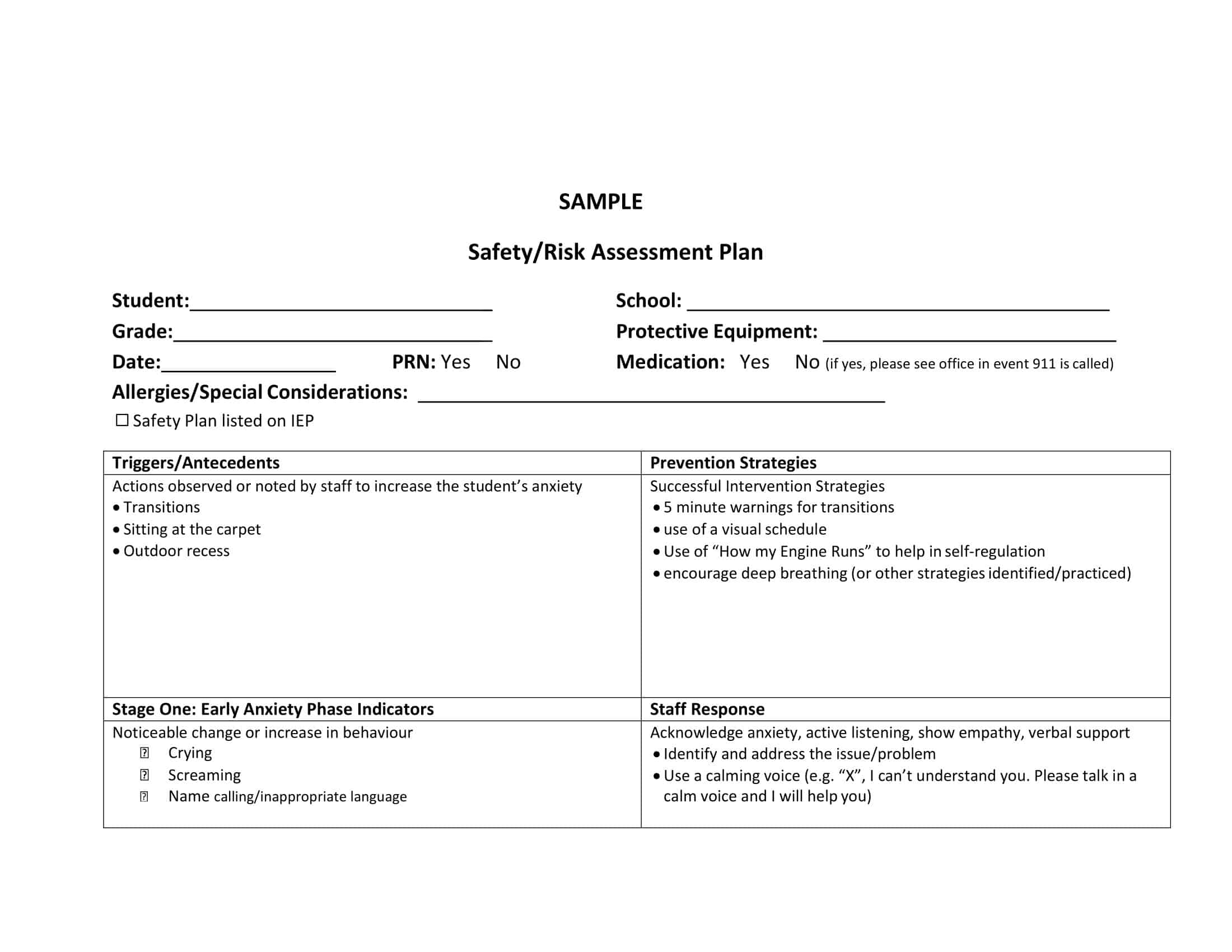 Interactive PDF safety plan Interactive PDF safety plan
