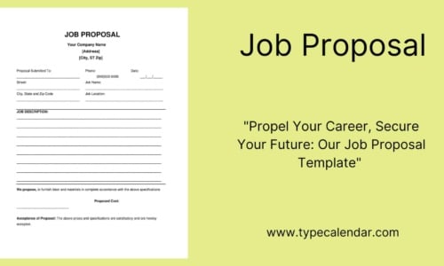 Free Printable Job Proposal Templates [Word, PDF] Construction, Cleaning