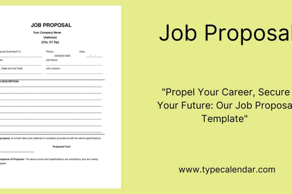 Job Proposal