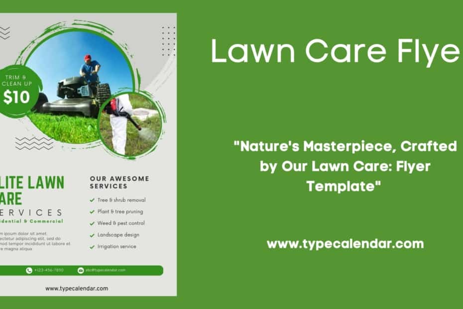 Lawn Care Flyer