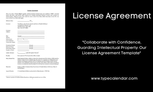Free Printable License Agreement Templates [Word, PDF] Software