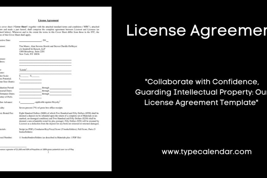 License Agreement
