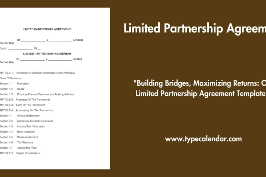 Limited Partnership Agreement