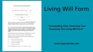 Free Printable Living Will Form Templates [PDF, Word] Health Care Directive